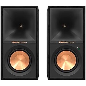 $449.99* | Klipsch R-50PM Powered Speakers with 5.25" Woofers, Black at Amazon