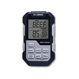 $16.99: Maverick Single-Probe BBQ Thermometer & Timer, 9 Meat Presets, 662°F Probe at Woot!