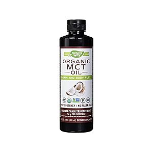 $7.99: Natures Way Organic MCT Oil Brain and Body Fuel Keto and Paleo 16 Fl Oz at Woot!