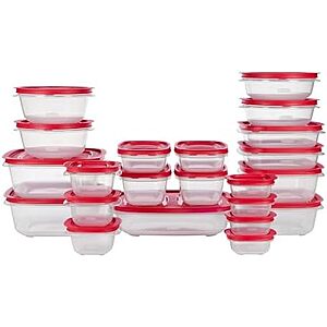 [Prime] $35.99* | 44-Pc Rubbermaid EasyStore Food Storage Containers Set w/ Lids at Amazon