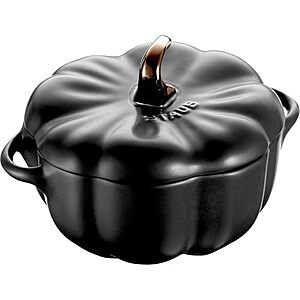$24.99* | 16-Oz Staub Petite Ceramic Pumpkin Dish (Matte Black or Burnt Orange) at Amazon
