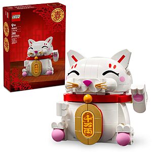 280-Pc LEGO Lucky Cat Building Toy $20.00 + Free Shipping w/ Prime or on $35+