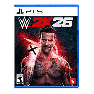 WWE 2K26 (PlayStation 5) $29.99 + Free S&H w/ Prime or $35+