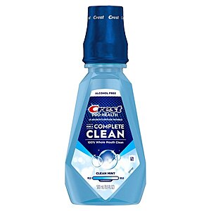 3/$6.97 earn $5 Extra Bucks CVS Crest Pro-Health Complete Clean Mouthwash, Clean Mint, 16.9 OZ