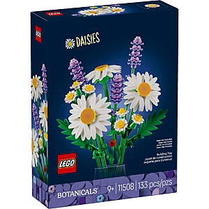 133-Piece LEGO Botanicals Daisies Building Set (11508) $9.89 + Free Shipping w/ Walmart+ or on $35+