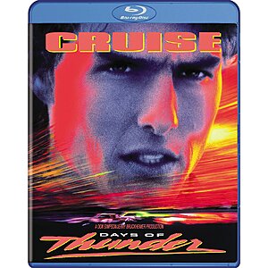 Days Of Thunder Blu Ray $6.96 Amazon.com