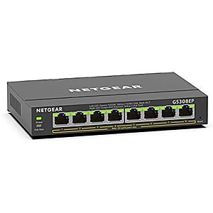 $59.99* | Netgear 8-Port PoE Gigabit Ethernet Plus Switch at Amazon