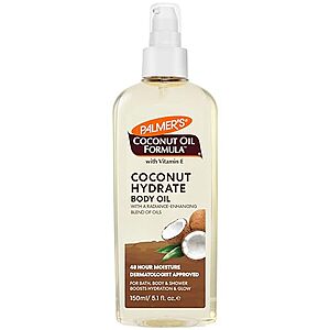 [AC] $3.49 | 5.1-Oz Palmer's Coconut Oil Formula Body Oil at Amazon