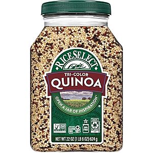 $5.97* | 22-Oz RiceSelect Tri-Color Quinoa at Amazon