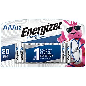 24-Pack Energizer MAX AAA Alkaline Batteries $6.70 w/ S&S + Free Shipping w/ Prime or on $35+