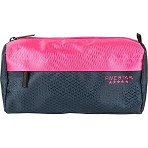 Five Star 9-Pocket Zipper Pencil Pouch & Supply Organizer (Navy/Pink) $6.70 & More + Free Shipping w/ Prime or on $35+
