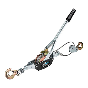 HAUL-MASTER 2000 lb., 1 Ton Capacity, 10 ft. Cable Winch Puller