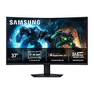 Samsung 37” Odyssey G7 (G75F) Series 4K UHD Curved Gaming Monitor $559.99