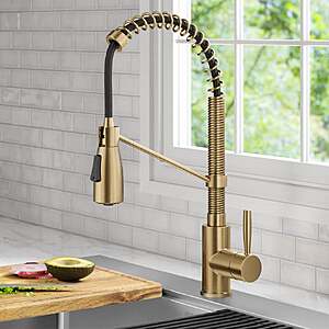 Delta Pull-down High Arc Single Handle Kitchen Faucet from $119.99 to $154.99 Matte Black, Stainless Steel, chrome or Gold free shipping Costco.com