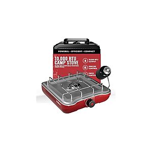 GasOne Single Propane Burner Camp Stove – 10,000BTU Portable Stove Propane Grill with Removable Cooking Grid $22.99