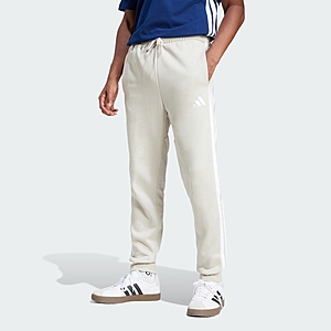 adidas men Essentials 3-Stripes Fleece Pants $12 + Free Shipping
