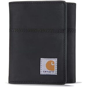 Carhartt Men's Saddle Leather Trifold Wallet (Black) $19.20 + Free Shipping w/ Prime or on $35+