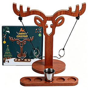 Wooden Reindeer Christmas Ring Toss Game $11.99 + Free Shipping w/ Prime or on $35+