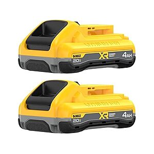 Dewalt4Ah Powerpack 2 Pack DCB2104-2 20V MAX XR POWERPACK Battery $99.99