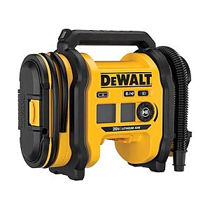 $107.19 | DeWALT 20V MAX Corded / Cordless Air Inflator (Tool Only, DCC020IB) at Woot!