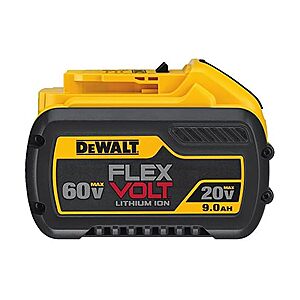 DEWALT DCB609 20V/60V MAX FLEXVOLT 9 Ah Lithium-Ion Battery $122.39