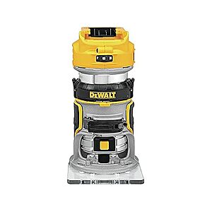 DEWALT DCW600B 20V Max XR Cordless Router, Brushless, Tool Only $105.19