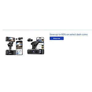 Save up to 60% on select dash cams Bestbuy.com