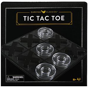 Spin Master Games Cardinal Classics Tic Tac Toe Classic Board Game $3.36 + Free Shipping w/ Prime or on orders over $35