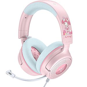 Razer Kraken V4 X Wired Gaming Headset (My Melody Edition) - $29.99 @ Woot!
