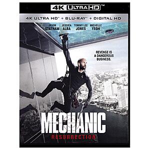 Mechanic Resurrection [4K Ultra HD + Blu-ray + Digital HD] $14.96 Amazon.com