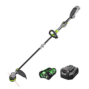 EGO POWER+ POWERLOAD with Carbon Fiber Shaft 56-volt 16-in Telescopic Shaft Battery String Trimmer 2.5 Ah (Battery Included) (Charger Included) $159