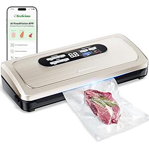 $53.99* | Beelicious Pro 80 kPa 10-in-1 AirLock ProSeal System Food Vacuum Sealer at Amazon