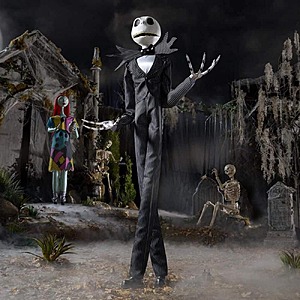 Disney 6.5 FT Deluxe Life-Size Animated Jack Skellington - Nightmare Before Christmas $180