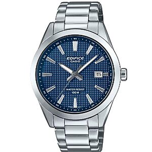 40mm Casio Edifice Analog Quartz Watch (Blue Dial) $72.00 + Free Shipping