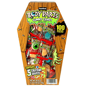 Frankford Body Parts Gummy Candy Coffin Box, 100 pcs. - $11.98 @ Sam's Club