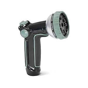 Amazon Basics 10 Spray Patterns Garden Hose Nozzle with Rotating Head, $5.59, FS Prime, Woot! $5.55