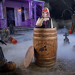 4.5 FT Grave & Bones Animated LED Cabernet Casualty, $140, FS, Home Depot