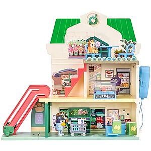 $29.99* | 15-pc Bluey & Bingo Supermarket Playset w/ Escalator at Amazon