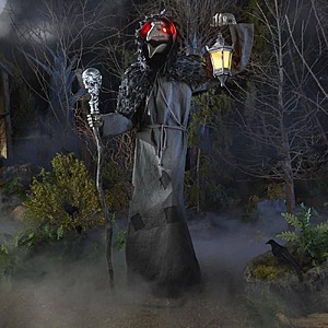 6.5 FT Grave & Bones Animated LED Raven, $140, FS, Home Depot