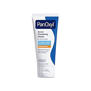 [NEW, SnS] $4.99 | 3-Oz PanOxyl Acne Foaming Wash at Amazon