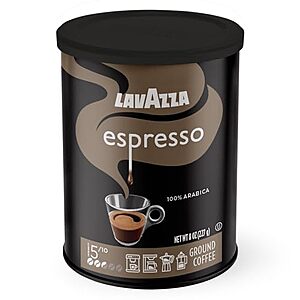 [SnS] $5.83 | 8-Oz Lavazza Espresso Ground Coffee at Amazon