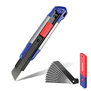 Prime Members: WORKPRO 18mm Retractable Utility Knife w/ 10-Piece SK5 Blades $9.99 + Free Shipping