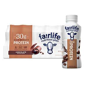 Fairlife 30g protein shake 18 pack chocolate $8 off both in-store and delivery price $31.99