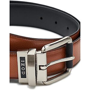 IZOD Men's Reversible Leather Belt (Black/Brown) $14.40 + Free Shipping
