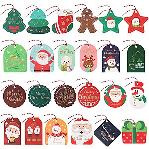 Amazon – O-Maraco 72-Pack Christmas Gift Tags - $2.99 w/ Code