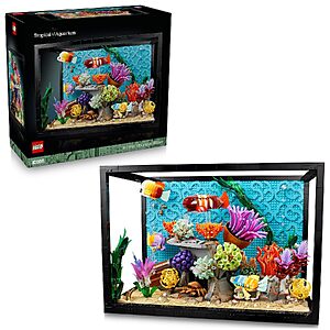 4154-Piece LEGO Icons Tropical Aquarium Building Set (10366) $416.03 + Free Shipping