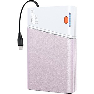 Prime: Kesguar Portable Charger 20000mAh 22.5W PD Power Bank (Pink) $13.99 + Free Shipping