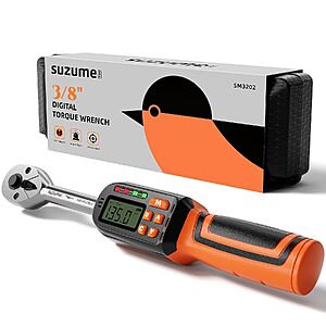 SUZUME 3/8" Drive Digital Torque Wrench (5.02-99.57 Ft-Lb) $47.87 + Free Shipping