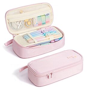 Four Candies Large 5-Compartment Canvas Pencil Case (5 colors) $6.29 + Free Shipping w/ Prime or on $35+
