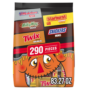 Sam's Club $26.98 Mars Halloween Variety Pack Mini & Fun Size Assorted Candy, 83.27 oz., 290 pcs. Hurry. Ends 9/30